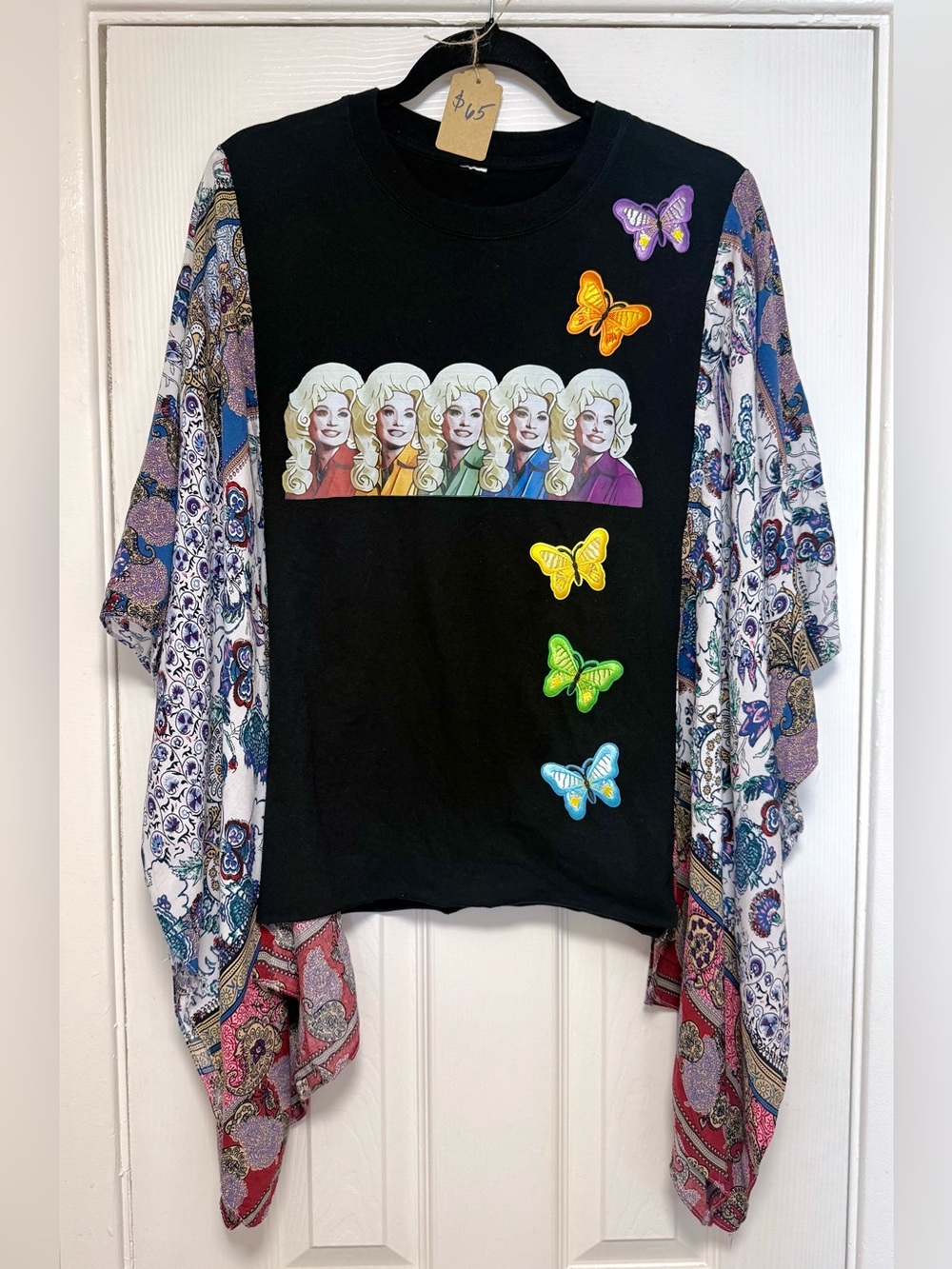 Dolly Parton Upcycled Kimono